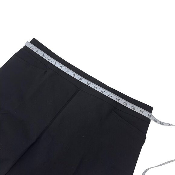 Chicos Womens Black Straight Leg Pull On Pants Size US 14R Stretch Rayon Blend - Picture 6 of 11